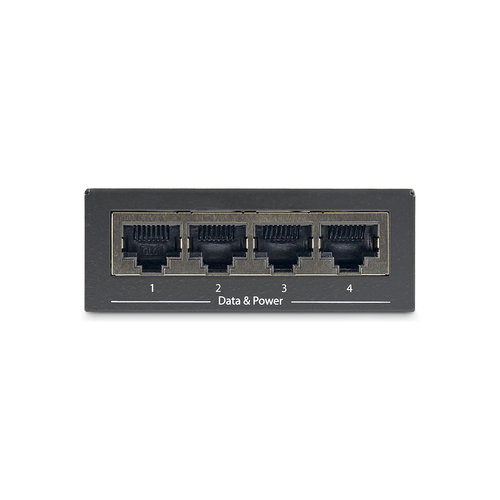StarTech.com 4-Port Gigabit Midspan - PoE+ Injector - 802.3at/af