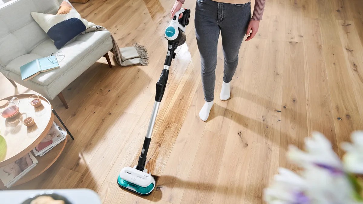 Bosch BCS71HYG1 stick vacuum/electric broom Battery Dry&wet HEPA Bagless 0.3 L 23.5 W Black, White 3 Ah