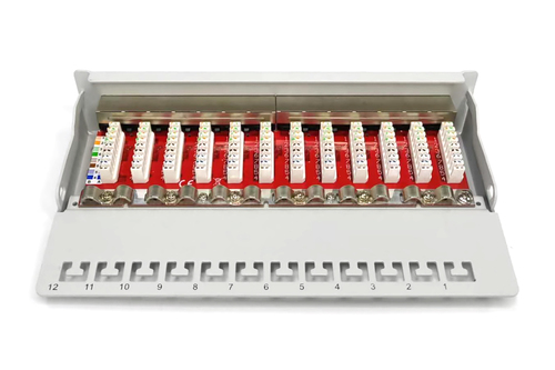 Digitus Desktop CAT 6A, class EA patch panel, shielded, gray