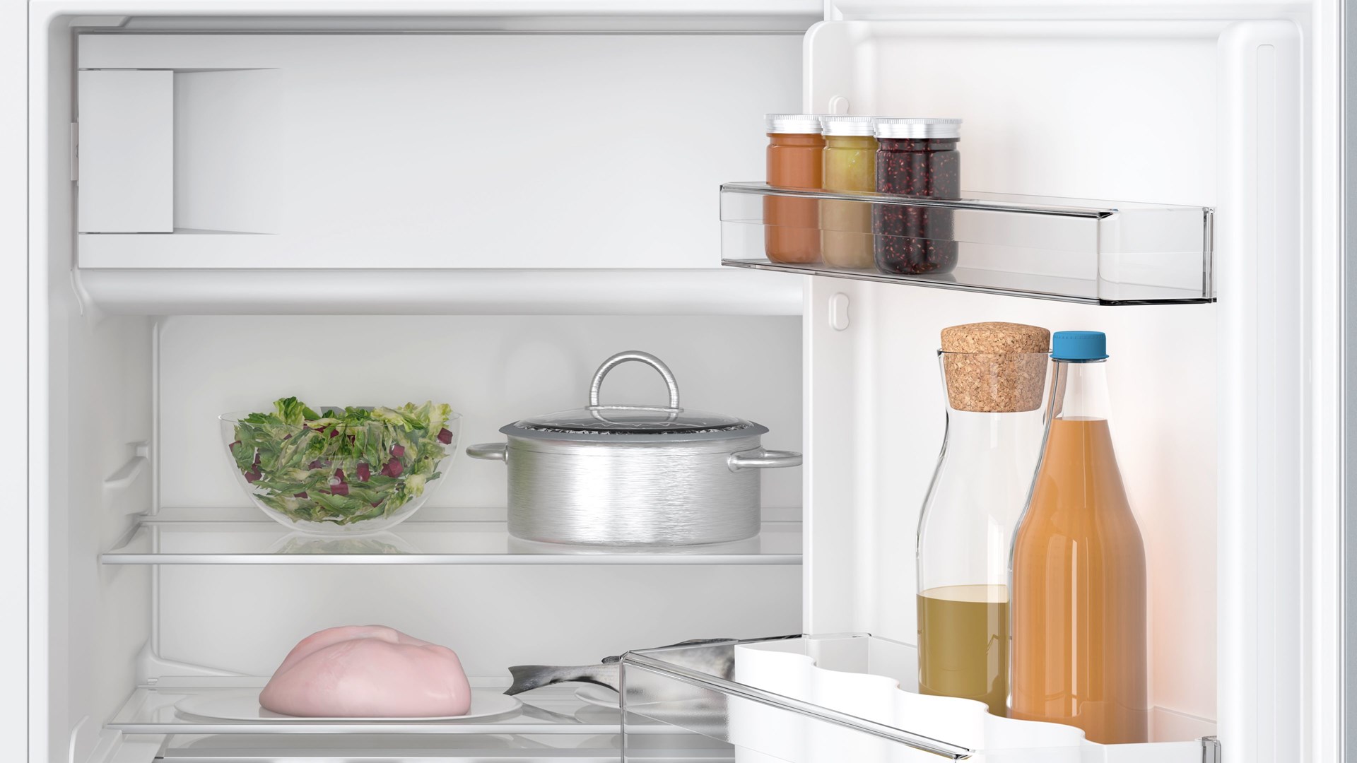 Bosch Serie 4 KUL22VFD0 combi-fridge Undercounter 110 L D White