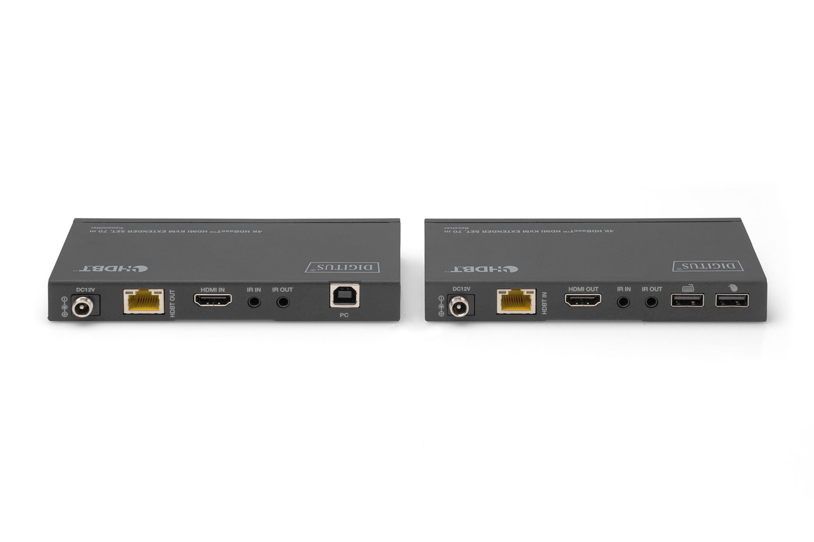 Digitus 4K HDBaseT™ HDMI KVM Extender Set, 70 m