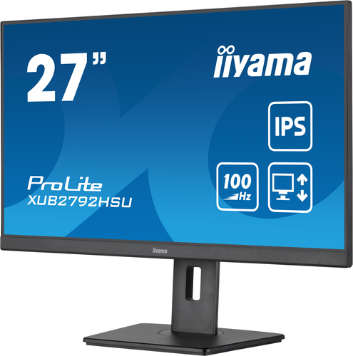 iiyama ProLite XUB2792HSU-B6-STD computer monitor 68.6 cm (27") 1920 x 1080 pixels Full HD LED Black