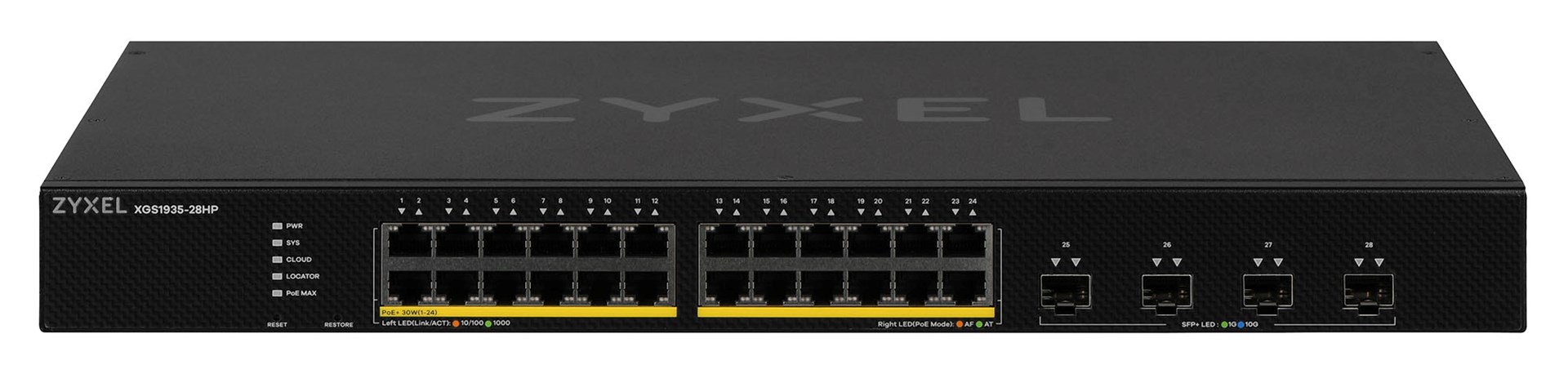 Zyxel XGS1935-28HP Managed L2+/L3 Gigabit Ethernet (10/100/1000)