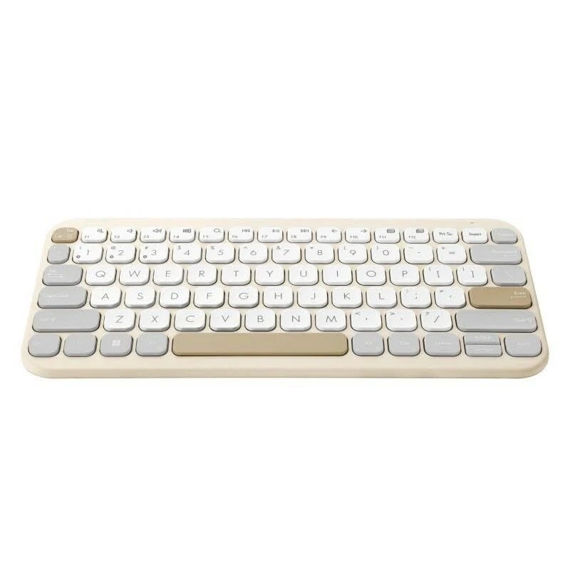 ASUS KW100 keyboard Home Bluetooth Beige, Oat