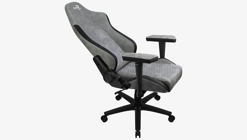 Aerocool Crown AeroSuede Universal gaming chair Padded seat Stone Grey