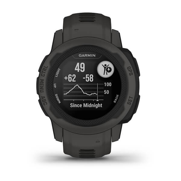 Garmin Instinct 2S 2.01 cm (0.79") MIP 40 mm Digital 156 x 156 pixels Graphite GPS (satellite)