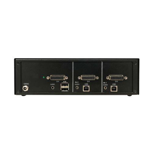 Tripp Lite B002-DV1A2-N4 Secure KVM Switch, 2-Port, Single Head, DVI to DVI, NIAP PP4.0, Audio, TAA