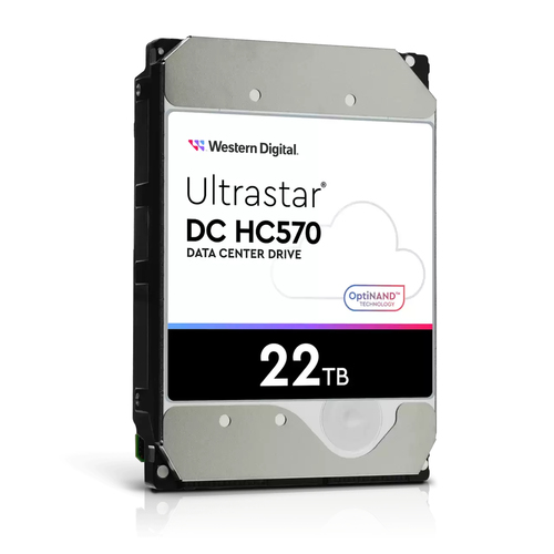 Western Digital Ultrastar DC HC570 internal hard drive 22 TB 7200 RPM 512 MB 3.5" SAS