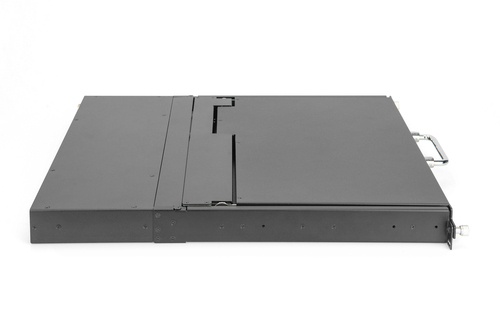 Digitus 17" HD LCD KVM console, 8-port HDMI, Swiss keyboard