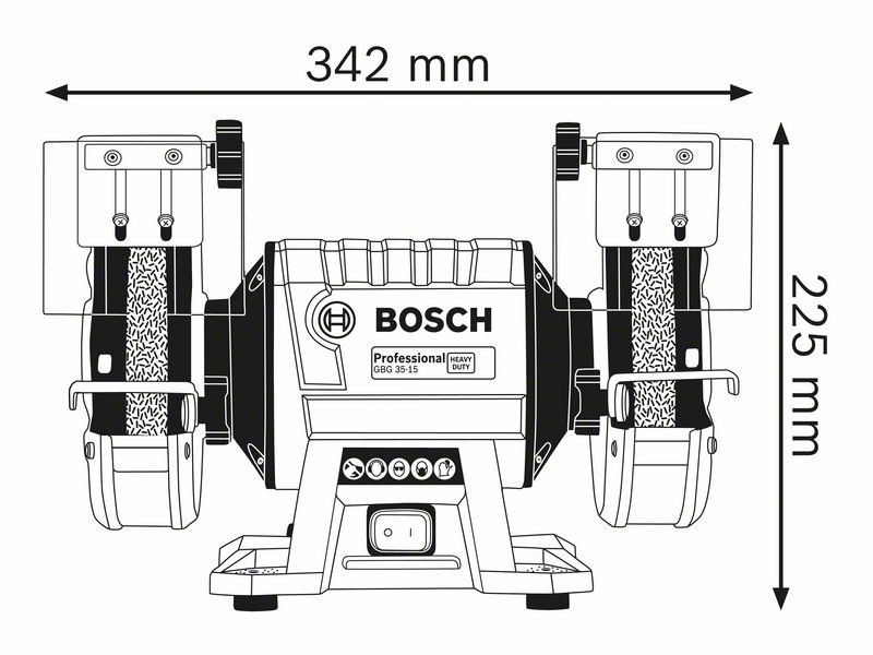 TABLE GRINDER FI 150/20 MM 350W GBG 35-15 BOSCH