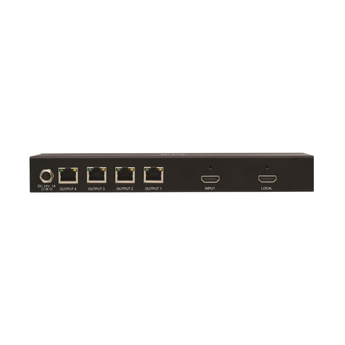 Tripp Lite B127A-004-BH 4-Port HDMI over Cat6 Splitter - 4K 60 Hz, HDR, 4:4:4, PoC, HDCP 2.2, 230 ft. (70.1 m), TAA