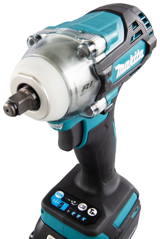 Makita DTW302Z power wrench 3/8  3200 RPM Black  Blue 18 V