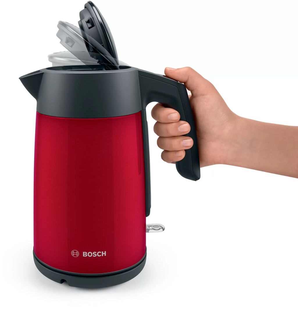 Electric kettle Bosch TWK 7L464  2400 W  1.7 l Red