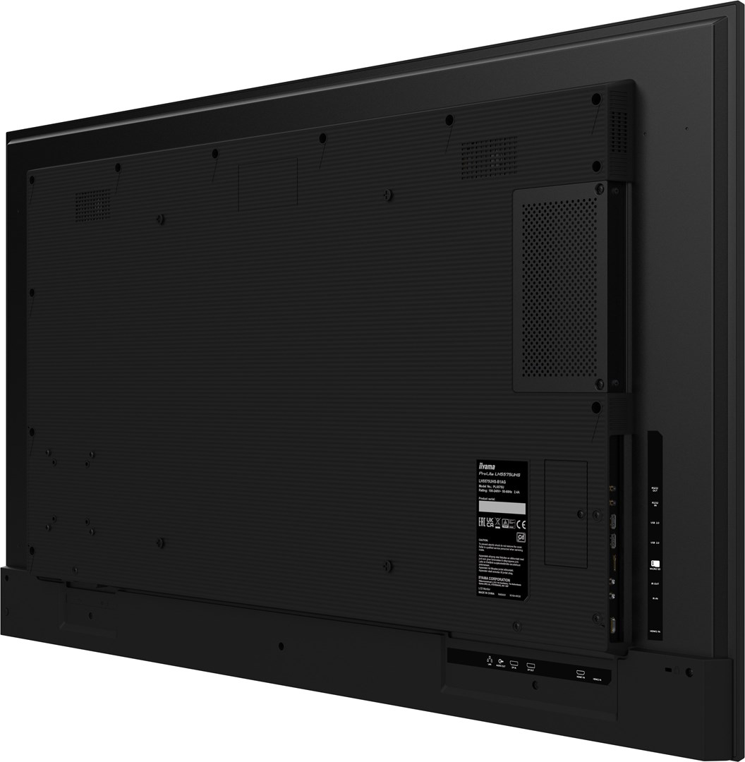 iiyama 55" 4K UHD Professional Digital Signage 24/7 display featuring Android OS, FailOver and Intel® SDM slot