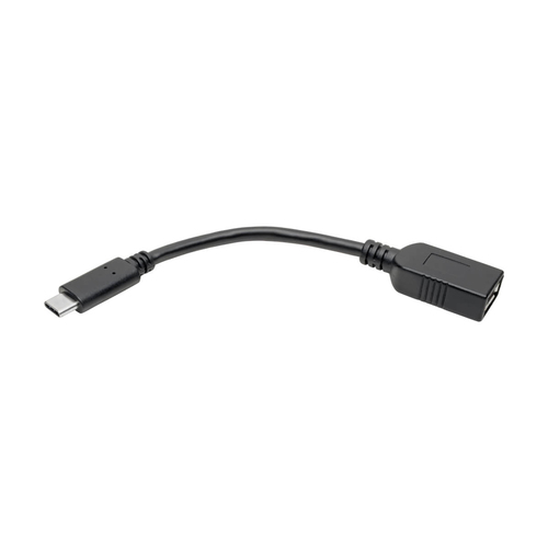 Tripp Lite U428-C6N-F USB-C to USB-A Adapter (M/F), USB 3.2 Gen 1 (5 Gbps), USB-IF Certified, Thunderbolt 3 Compatible, 6-in. (15.24 cm)