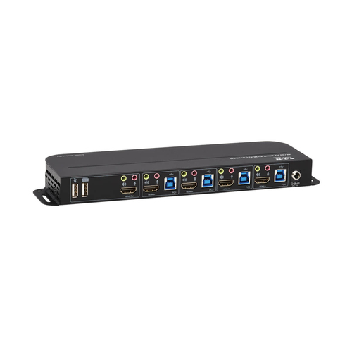 Tripp Lite B005-HUA4 4-Port HDMI/USB KVM Switch - 4K 60 Hz, HDR, HDCP 2.2, IR, USB Sharing