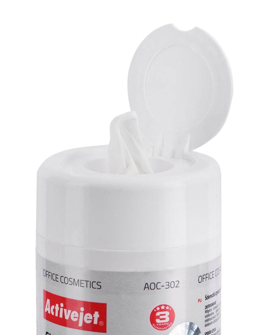 Activejet AOC-302 LCD matrix wipes 100 pcs.