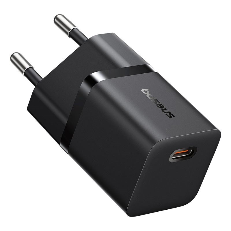 Baseus P10110909113-00 USB-C GaN5 mini 25W mains charger Black