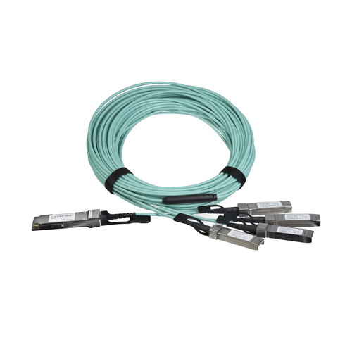 StarTech.com AOC Breakout Cable for Cisco QSFP-4X10G-AOC10M - 15m/49ft 40G 1x QSFP+ to 4x SFP+ AOC Cable - 40GbE QSFP+ Active Optical Fiber - 40Gbps QSFP Plus/Transceiver Module Breakout Cable - C9300 C3850 (QSFP4X10AO15)~AOC Breakout Cable for Cisco QSFP-4X10G-AOC10M - 15m/49ft 40G 1x QSFP+ to 4x SFP+ AOC Cable - 40GbE QSFP+ Active Optical Fiber - 40Gbps QSFP Plus/Transceiver Module Breakout Cable - C9300 C3850