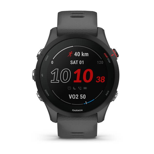 Garmin Forerunner 255 3.3 cm (1.3") MIP 46 mm Digital 260 x 260 pixels Grey Wi-Fi GPS (satellite)