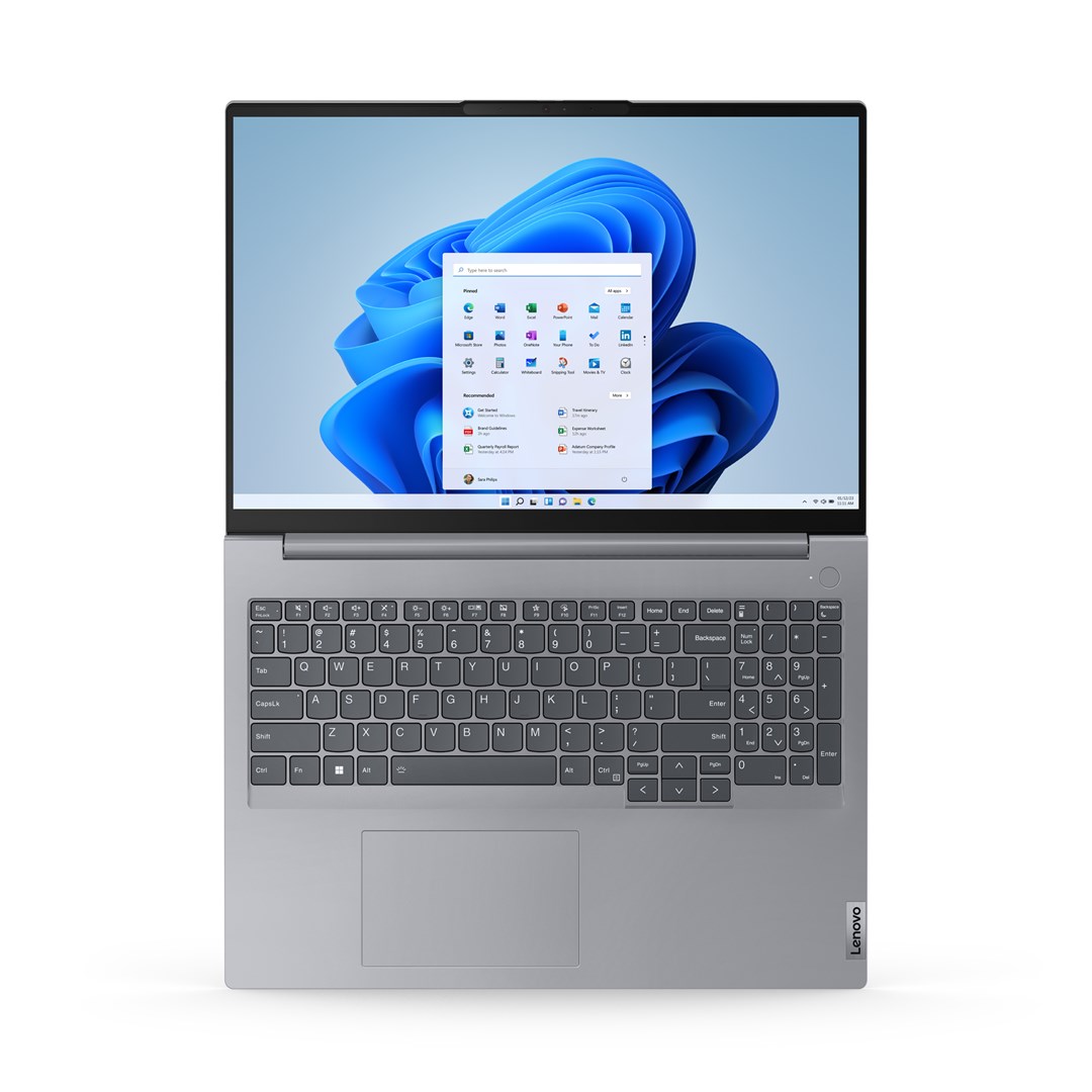 Lenovo ThinkBook 16 G6 IRL Intel® Core™ i5 i5-13420H Laptop 40.6 cm (16") WUXGA 16 GB DDR5-SDRAM 512 GB SSD Wi-Fi 6 (802.11ax) Windows 11 Pro English Grey