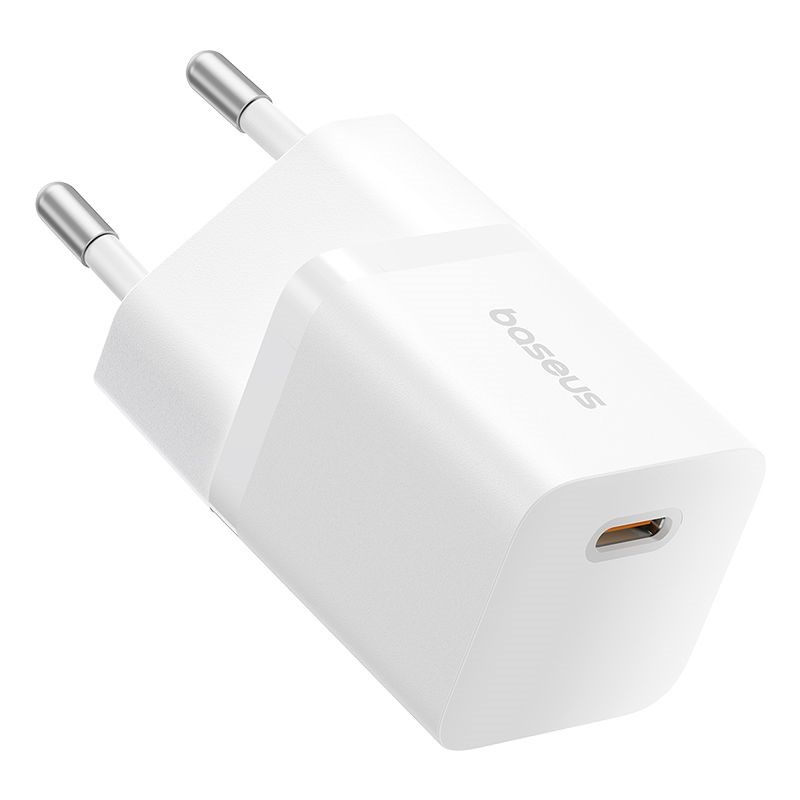 Baseus P10110909213-00 USB-C GaN5 mini 25W mains charger White