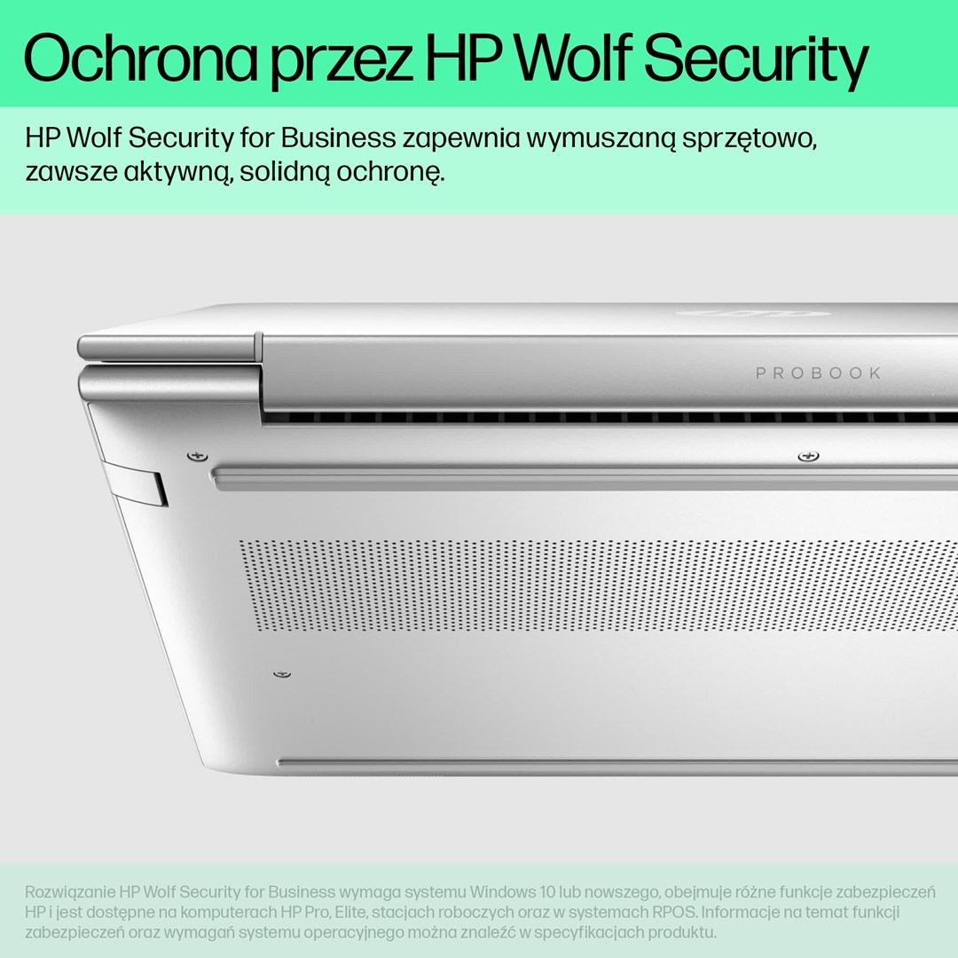 HP ProBook 460 G11 Intel Core Ultra 7 155U Laptop 40.6 cm (16") WUXGA 16 GB DDR5-SDRAM 512 GB SSD Wi-Fi 6E (802.11ax) Windows 11 Pro Silver