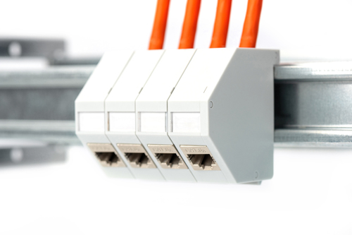 Digitus Keystone housing for top-hat rail mounting, IP20