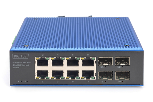 Digitus Industrial 8 + 4-port Gigabit Ethernet switch