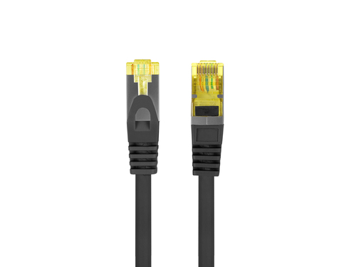 Lanberg PCF6A-10CU-0050-BK networking cable Black 0.5 m Cat6a S/FTP (S-STP)