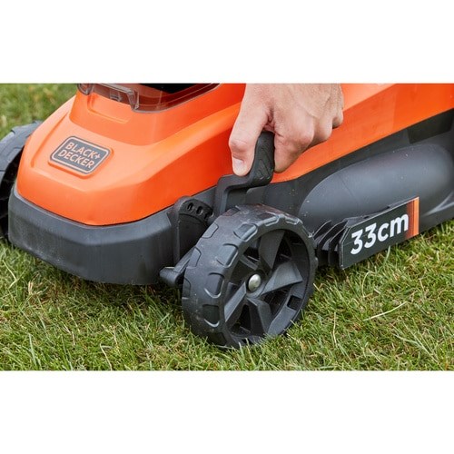 Black & Decker BCMW3318L2 Push lawn mower Battery Black  Orange