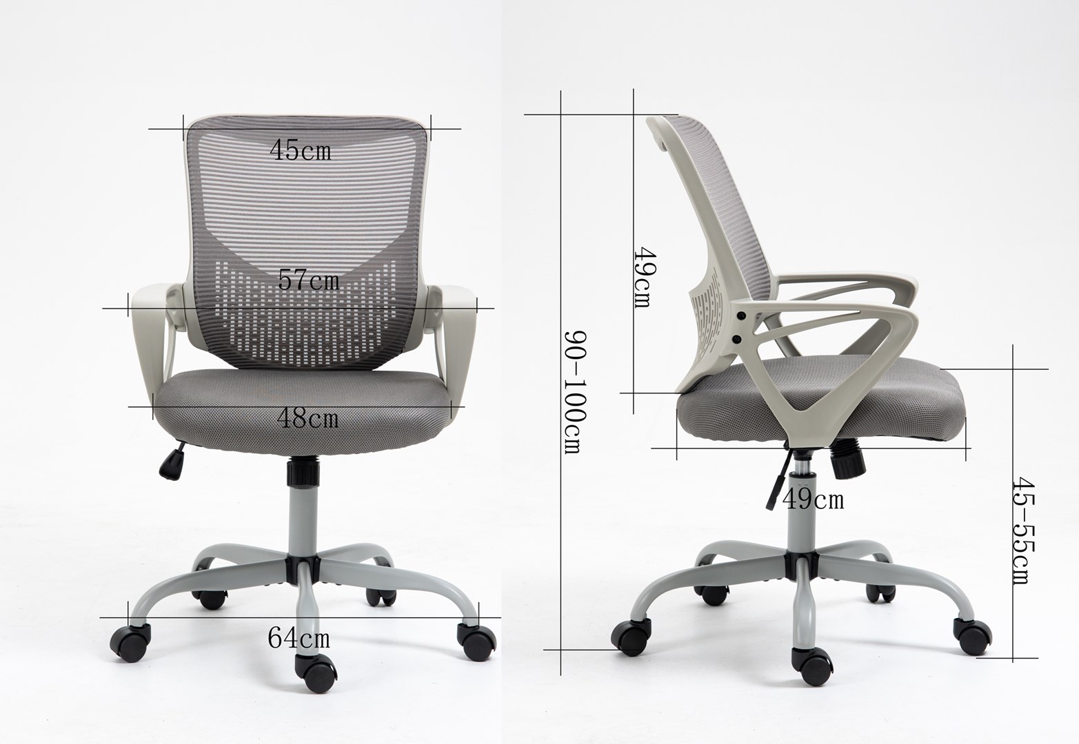 Activejet Office chair YK507 grey
