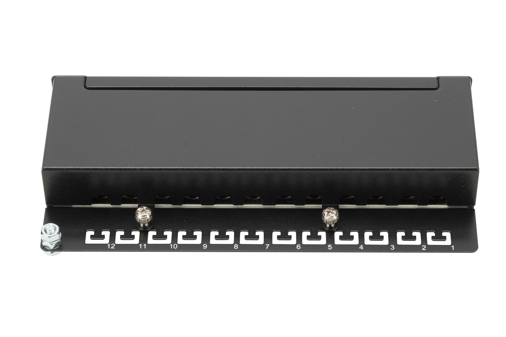 Digitus Desktop CAT 6A, class EA patch panel, shielded, black