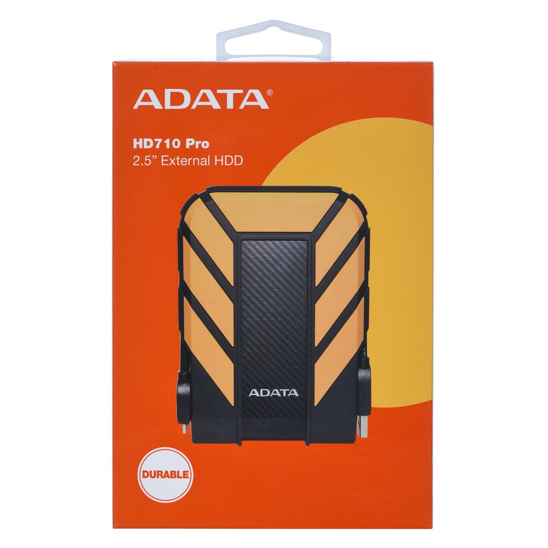 ADATA HD710 Pro external hard drive 1 TB 2.5" Micro-USB B 3.2 Gen 1 (3.1 Gen 1) Black, Yellow