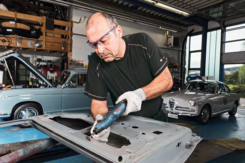 Bosch GRO 12V-35 Professional Black, Blue 35000 OPM