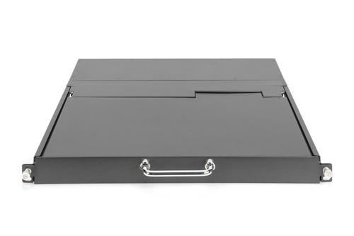 Digitus 17" HD LCD KVM console, 8-port Cat 5, German keyboard