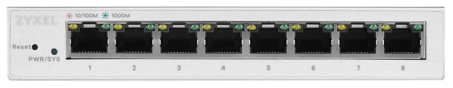 Zyxel GS1200-8 Managed Gigabit Ethernet (10/100/1000) Silver