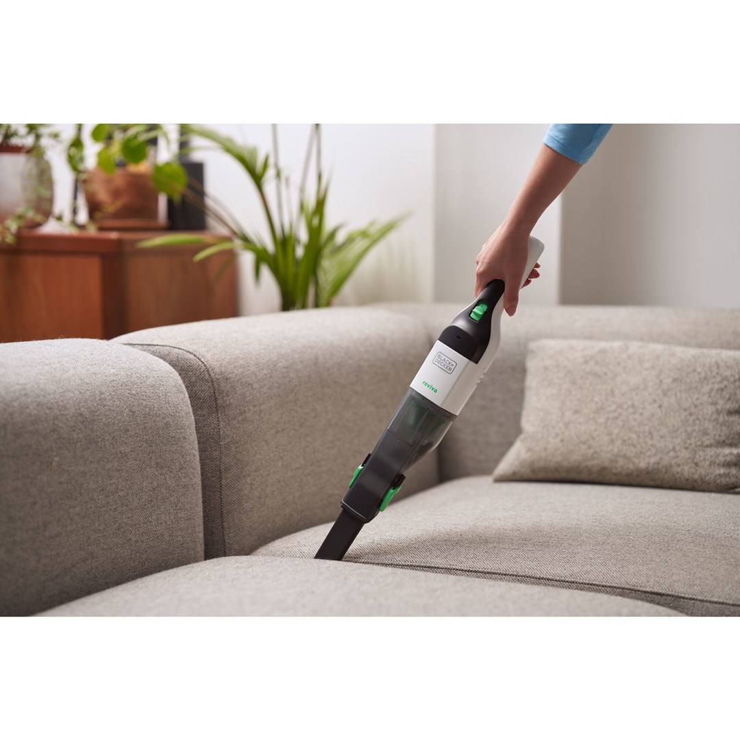Black & Decker REVHV8C-QW handheld vacuum Black White Bagless