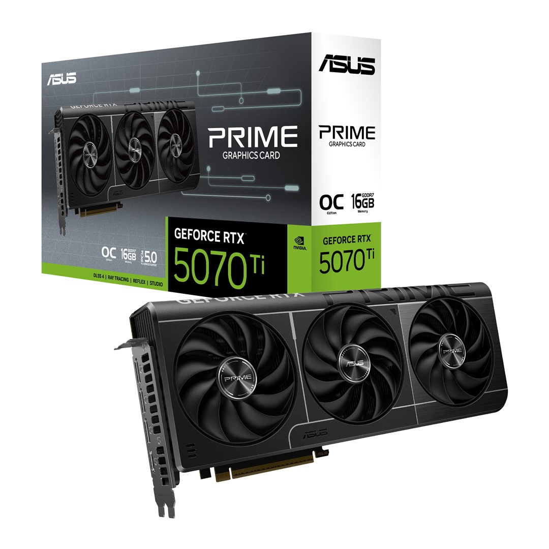 ASUS Prime -RTX5070TI-O16G NVIDIA GeForce RTX 5070 Ti 16 GB GDDR7