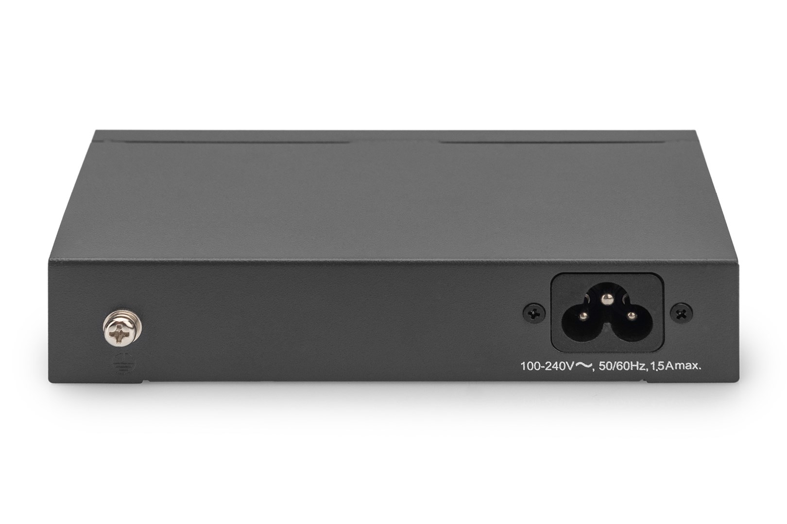 Digitus 4- Port Gigabit PoE Netzwerkswitch, Desktop, unmanaged, 1 Uplink Port RJ45, 60 W, af/at