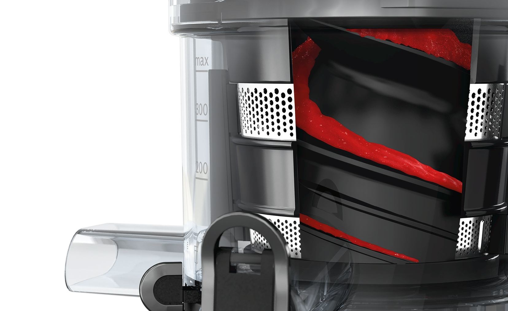 Bosch MESM731M juice maker Slow juicer 150 W Black