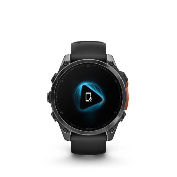 Garmin Fenix 8 3.56 cm (1.4") AMOLED 47 mm Digital 454 x 454 pixels Touchscreen Black Wi-Fi GPS (satellite)
