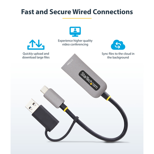 U2GA-USB-C-ETHERNET - Cables & Adaptors by StarTech.com