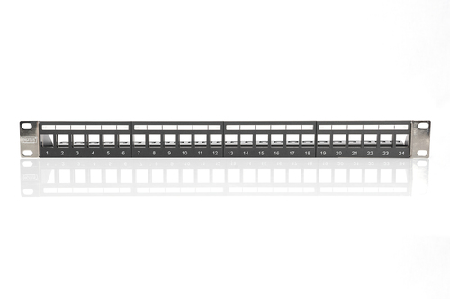 Digitus Modular Patch Panel for Keystone Jack 1U Rack Mount - Unloaded