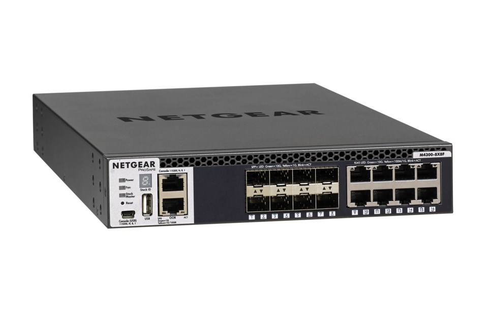 NETGEAR M4300-8X8F M...