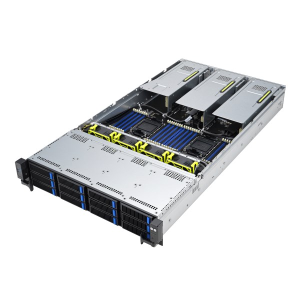 ASUS RS720-E11-RS12U (90SF01Z1-M00270) Intel C741 Rack (2U) Black, Silver