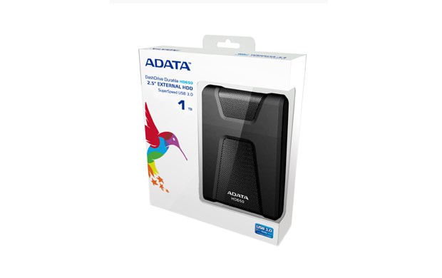 ADATA HD 650 external hard drive 1 TB 2.5" 2.0/3.2 Gen 1 (3.1 Gen 1) Black