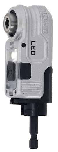 DEWALT HEX angle attachment with LED Audio & Video