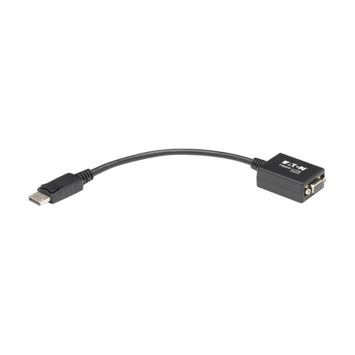 Tripp Lite P134-06N-VGA DisplayPort to VGA Active Adapter Video Converter (M/F), 6-in. (15.24 cm)