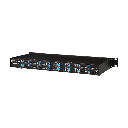 Tripp Lite B024-DPU16 16-Port DisplayPort/USB KVM Switch with Audio/Video and USB Peripheral Sharing, 4K 60 Hz, 1U Rack-Mount
